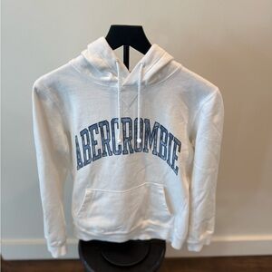 Abercrombie & Fitch White  Hoodie